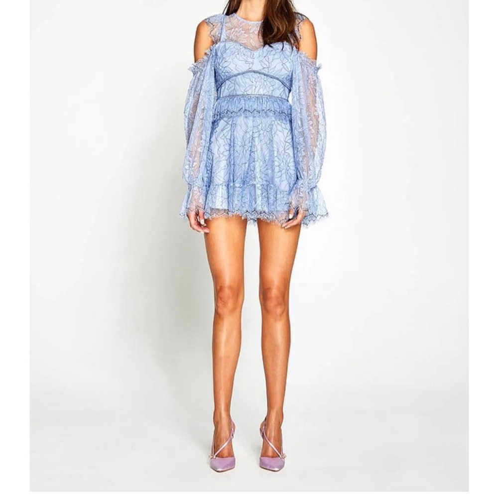 Alice McCall I Found You Mini Dress-Blue, US 10, AU 14, EU 42